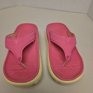 Vionic Sandals Womens Size 8 Pink Open Toe Thong Flip Flop Restore Summer
